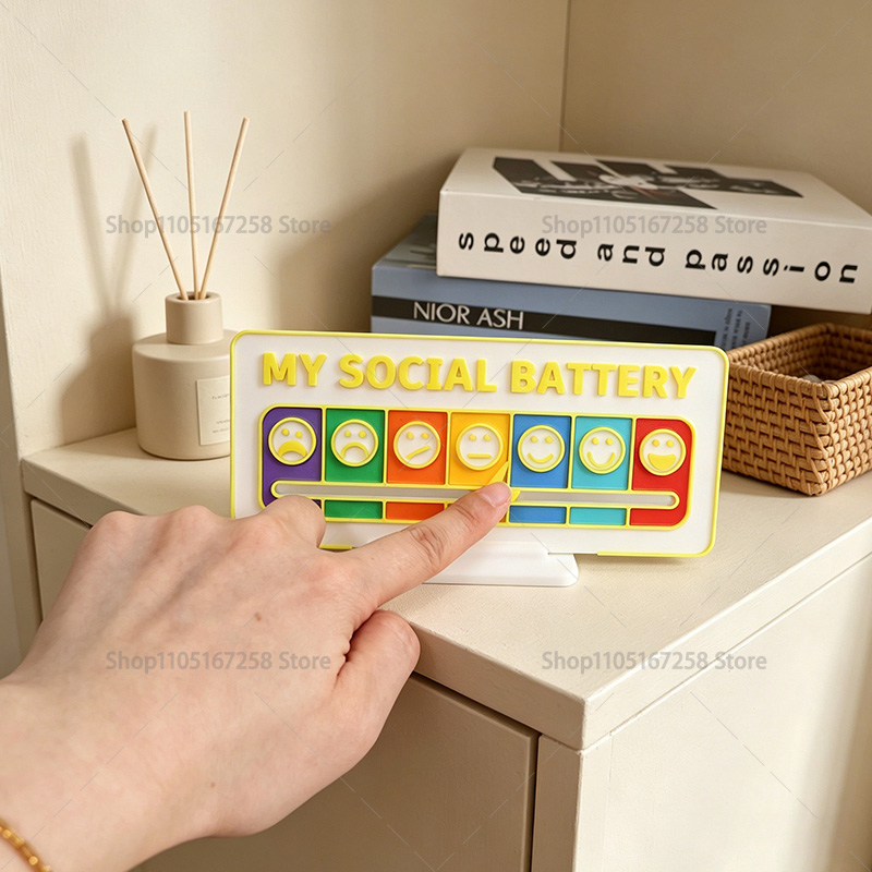 Home Office Mood Board - 3D Printed Adjustable Social Battery Mood