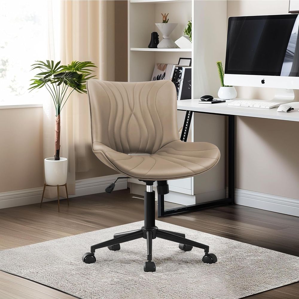 Home Office Desks - Ergonomic Height-Adjustable Swivel Desk Chair with