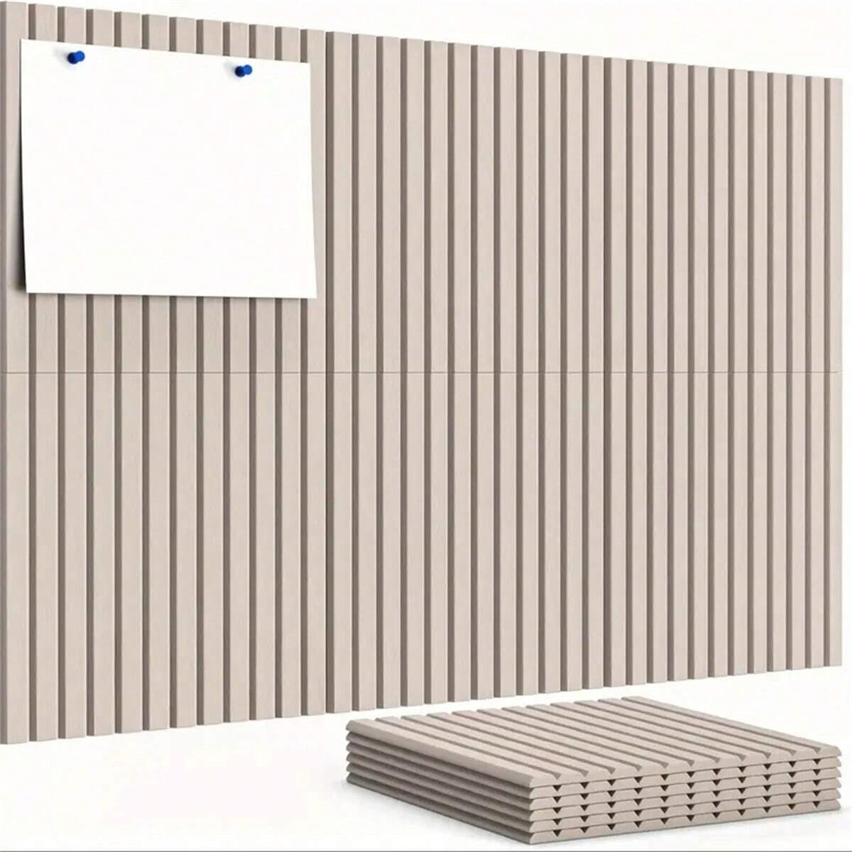 Home Office Alternative - 6pcs Large Felt Wall Tiles Office