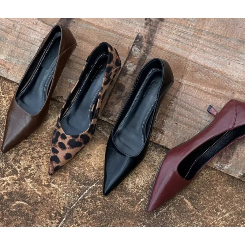Home Office Size - 2024 Women Sexy High Heels Burgundy