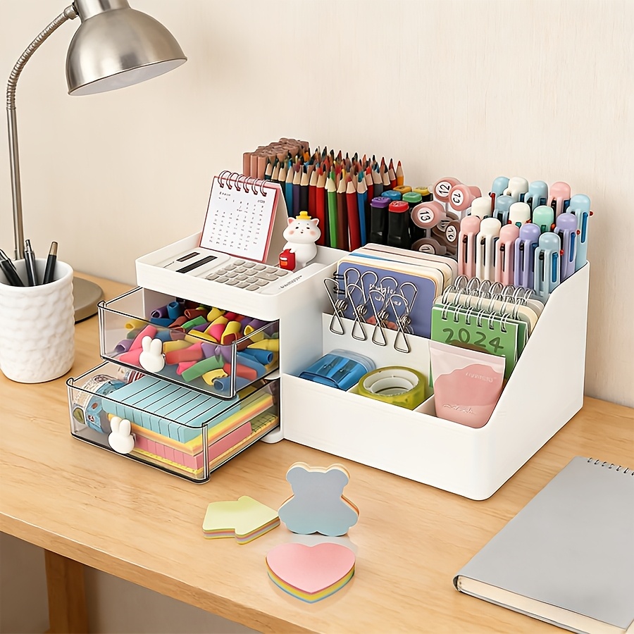 Home Office Furniture Sets - Cute Rabbit Desk Organizer Pen Holder
