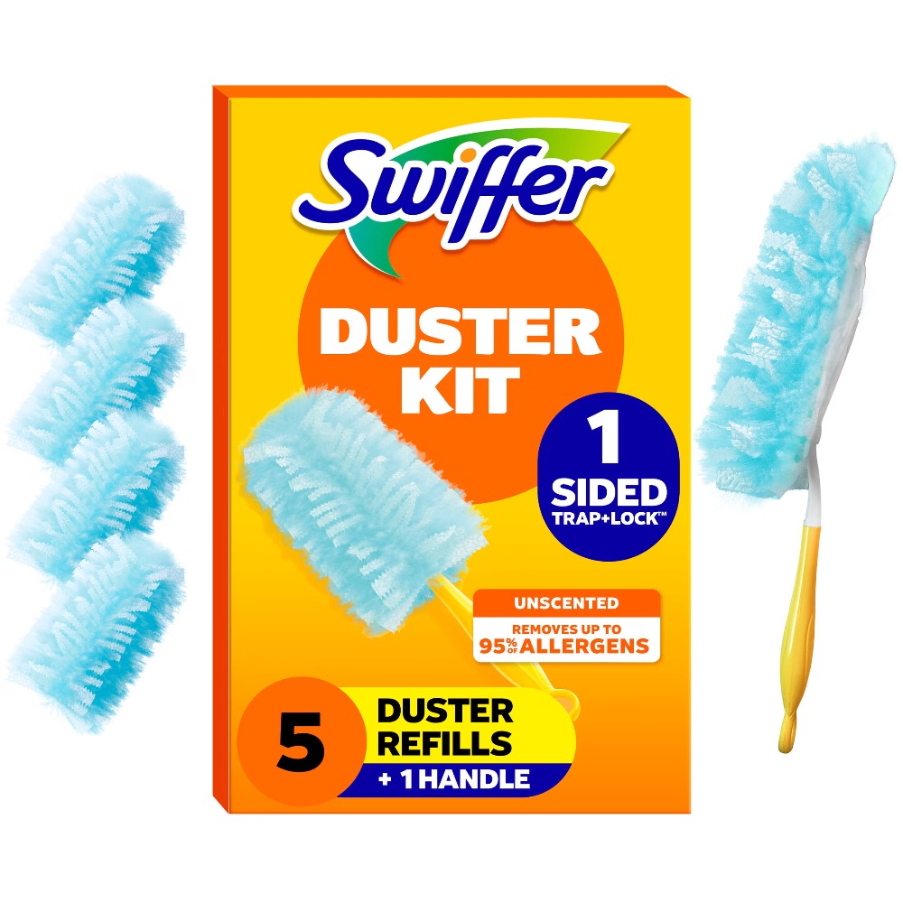 Home Office Alternative - Reusable Microfiber Cleaning Duster Kit for