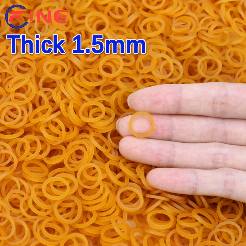 Home Office Freelancer - 100-1000Pcs Yellow High quality Elastic Rubber