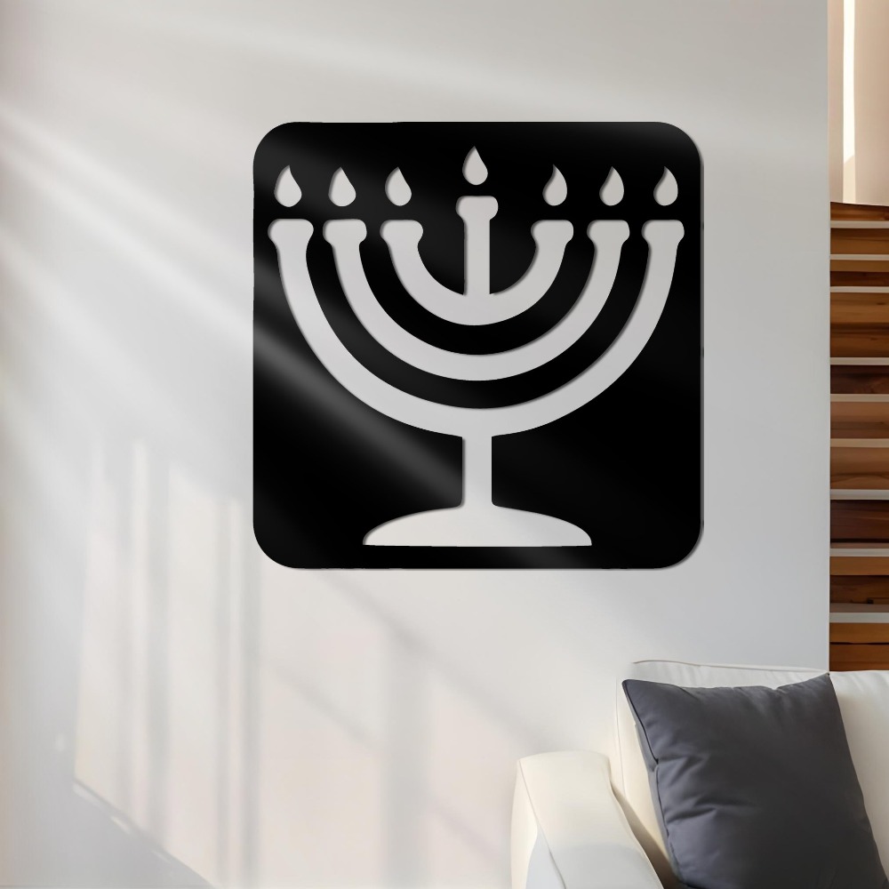 Free Home Office - CIFBUY Iron Wall Art Vintage Menorah
