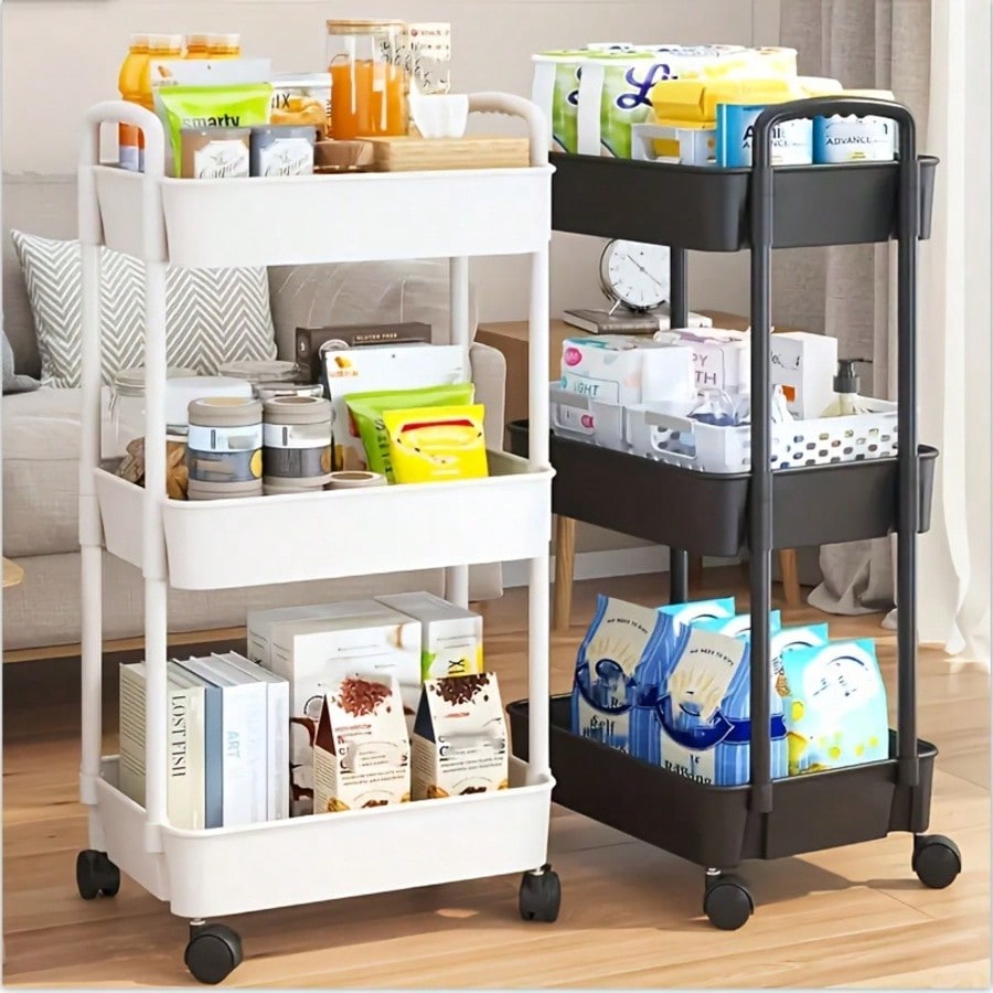 3-Tier Rolling Utility Cart wi - đánh giá và giá Home Office Furniture Sets