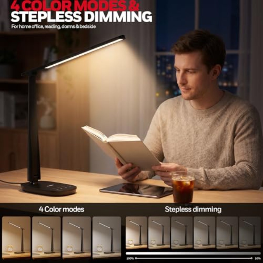 LED Desk Lamp for Home Office, - đánh giá và giá Home Office Desks