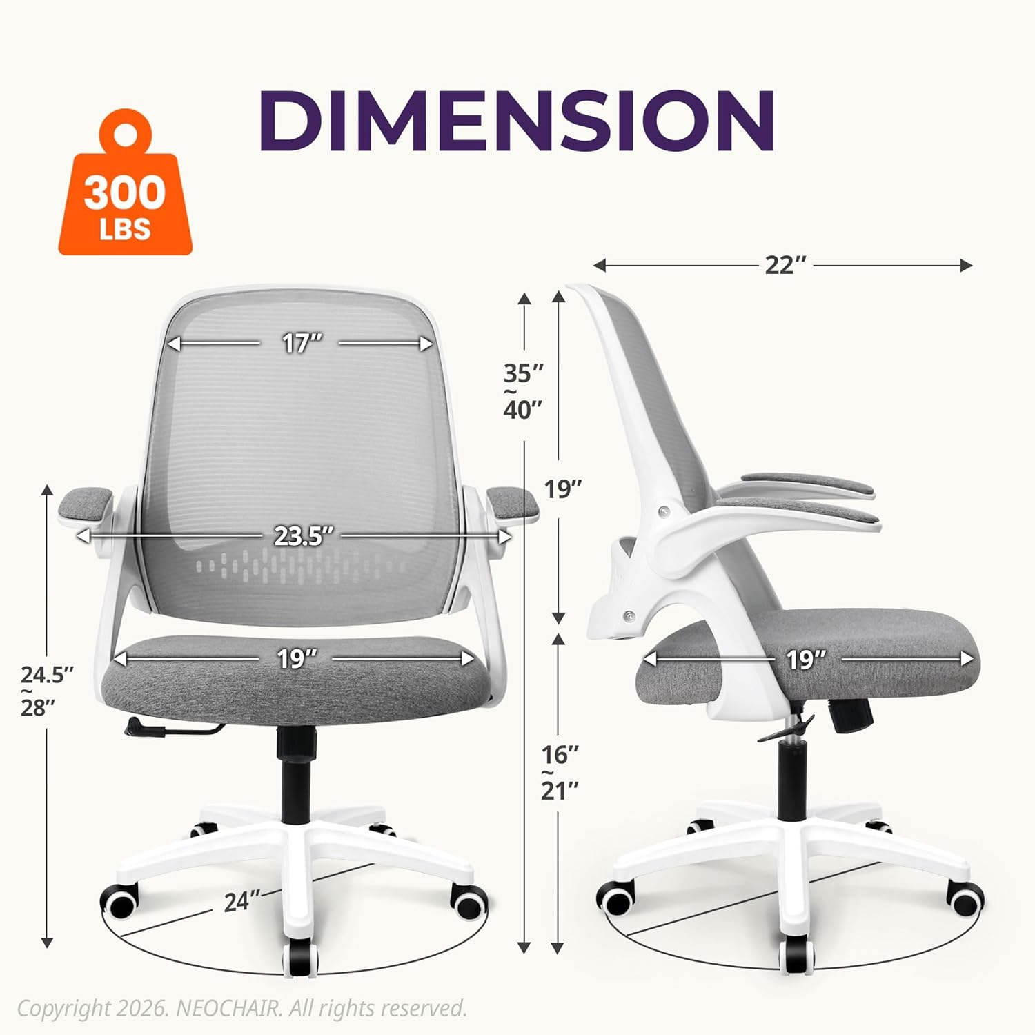 Ergonomic Mesh Office Chair wi - đánh giá và giá Home Office Desks