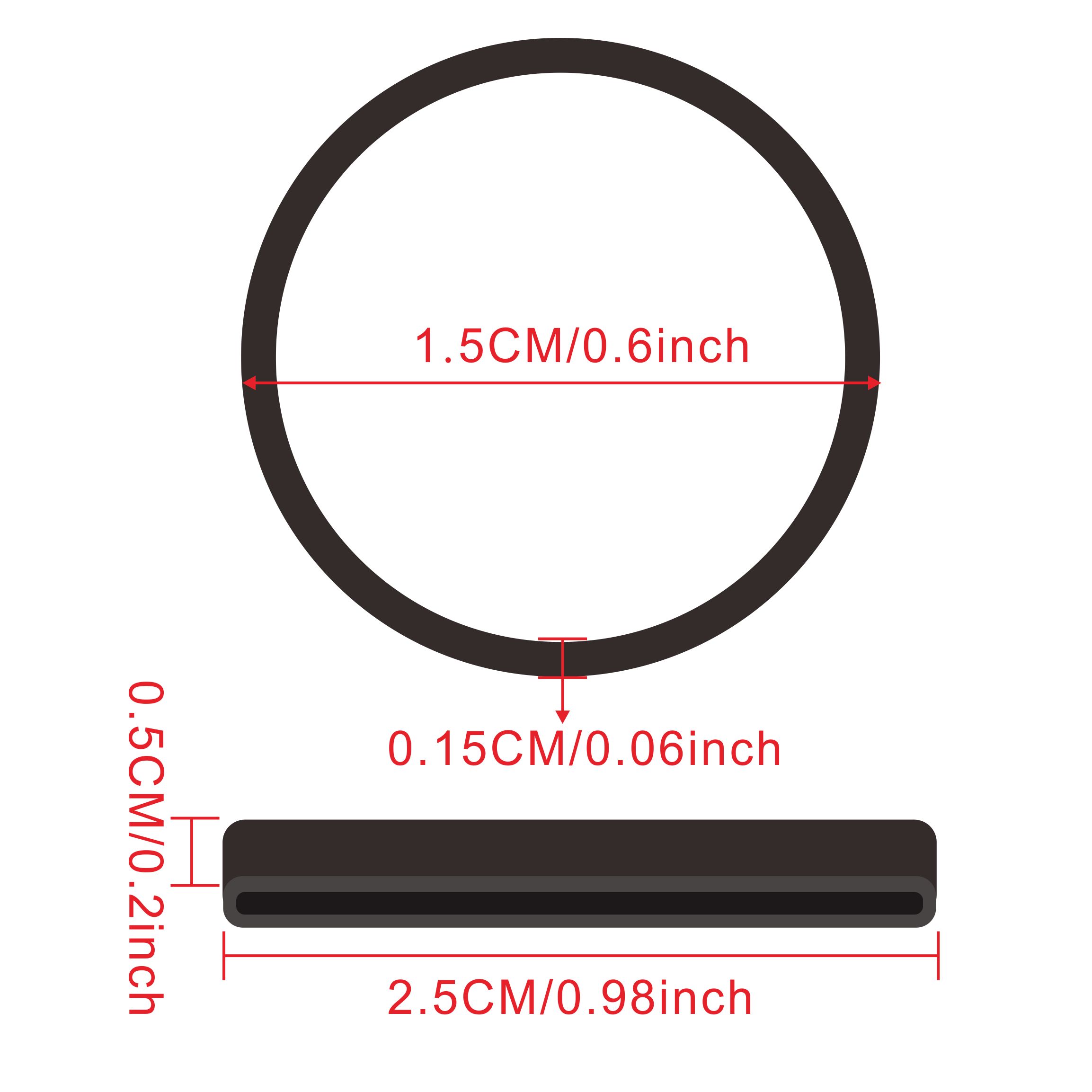500 Pcs Black O Rings Elastic  - đánh giá và giá Home Office Freelancer
