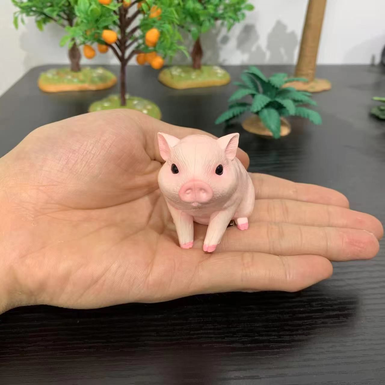 Room Decor Mini Pig Figurines  - đánh giá và giá Home Office Freelancer