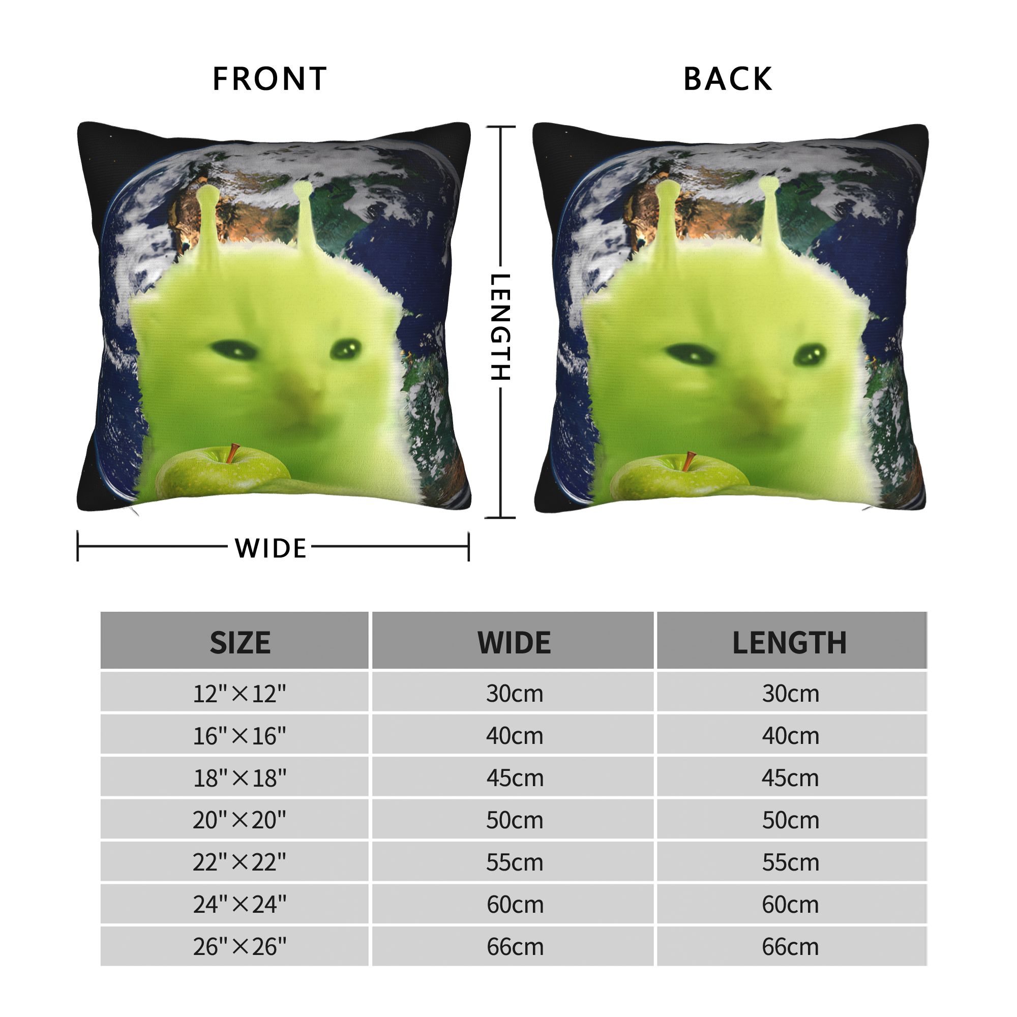 Green Alien Cat Meme Pillow Co - đánh giá và giá Home Office Design Ideas
